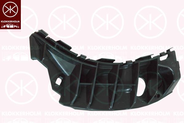 Mounting Bracket, bumper, Plastic, Left Front, 7416 87 (PEUGEOT), 7416 87 (DS), 7416 87 (CITROEN)