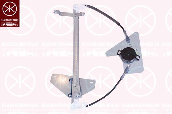 Window Regulator, 5-drs, without electric motor, Electric, Left Front, 69820 0H070 (TOYOTA), 69820 0H071 (TOYOTA), 69820 0H090 (TOYOTA), B0 008 484 80 (PEUGEOT), B0 008 484 80 (DS), B0 008 484 80 (CITROEN), B001019780 (PEUGEOT), B001019780 (DS), B001019780 (CITROEN), 69820 0H030 (TOYOTA), 698200H031 (TOYOTA)