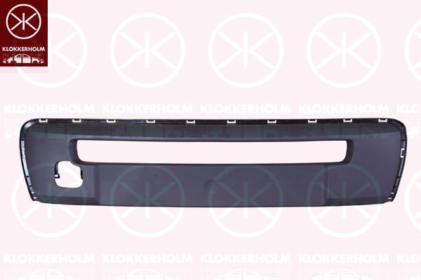 Ventilation Grilles, bumper, Front, Grained, black, Centre Section, 1612228080 (CITROEN)