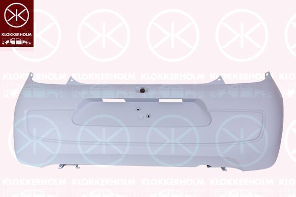 Bumper, w/primer, Rear, 16 122 292 80 (CITROEN)