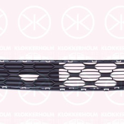 Ventilation Grilles, bumper, Front, Grained, Upper section, black, 16 122 284 80 (CITROEN), 1612228480 (CITROEN)