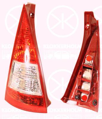 Tail Light Assembly, Left, Indicator Colour: white, with bulb holder, 6350 X5 (DS), 6350 X5 (CITROEN)