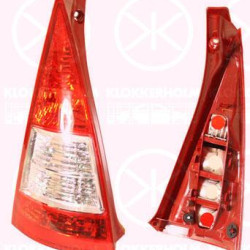 Tail Light Assembly, Left, Indicator Colour: white, with bulb holder, 6350 X5 (DS), 6350 X5 (CITROEN)