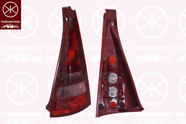 Tail Light Assembly, without bulb holder, Right, 6351 Q3 (DS), 6351 Q3 (CITROEN)