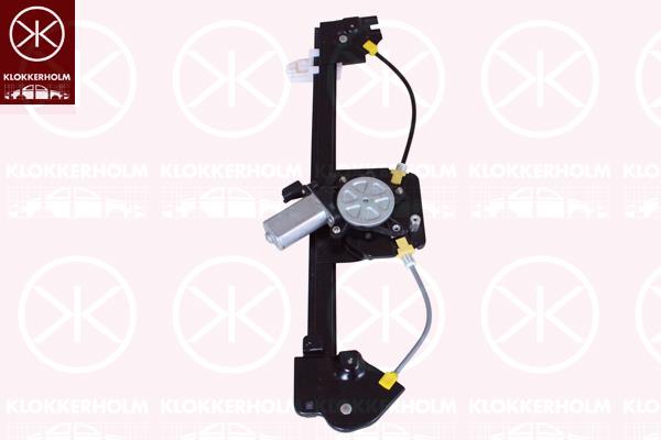 Window Regulator, OE-type, with electric motor, without comfort function, Electric, Right Front, Number of pins: 2, 9222 AN (CITROEN), 9222 X3 (CITROEN), 9222X3 (CITROEN)