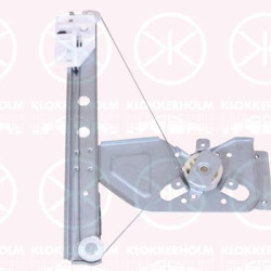 Window Regulator, OE-type, without electric motor, with comfort function, Electric, Left Rear, 9223 88 (CITROEN)