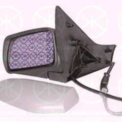 Exterior Mirror, w/primer, for electric mirror adjustment, Convex, Heatable, Right, 8148 LJ (DS), 8148 LJ (CITROEN), 8148 VS (DS), 8148 VS (CITROEN), 95667996ZL (DS), 95667996ZL (CITROEN), 95668006 (DS), 95668006 (CITROEN)