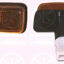 Direction Indicator, lateral installation, yellow, with bulb holder, 632545 (PEUGEOT), 632545 (CITROEN), 96137021 (DS), 96137021 (CITROEN), 9613702180 (FIAT)