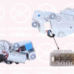 Wiper Motor, Rear, Voltage [V]: 12, 6405 A7 (PEUGEOT), 6405 A7 (DS), 6405 A7 (CITROEN), 6405 H6 (PEUGEOT), 6405 H6 (DS), 6405 H6 (CITROEN), 6405A7 (PEUGEOT), 6405A7 (DS), 6405A7 (CITROEN), 6405H6 (PEUGEOT), 6405H6 (DS), 6405H6 (CITROEN)