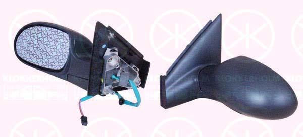 Exterior Mirror, with thermo sensor, Blue-tinted, for electric mirror adjustment, Aspherical, Heatable, Right, 8152 54 (DS), 8152 54 (CITROEN), 8153 44 (DS), 8153 44 (CITROEN)