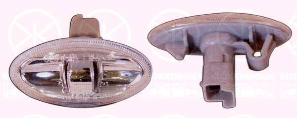 Direction Indicator, lateral installation, Crystal clear, with bulb holder, 6325 G3 (PEUGEOT), 6325 G3 (DS), 6325 G3 (CITROEN)