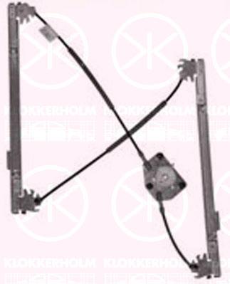 Window Regulator, without electric motor, Electric, Left Front, 9221 P7 (DS), 9221 P7 (CITROEN), 9221P7 (DS), 9221P7 (CITROEN)