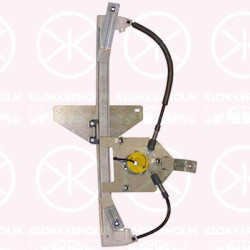 Window Regulator, without electric motor, Electric, Right Rear, 9224 E6 (DS), 9224 E6 (CITROEN), 9224 G9 (DS), 9224 G9 (CITROEN), 9675915180 (DS), 9675915180 (CITROEN)