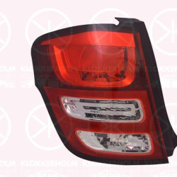 Tail Light Assembly, Left, Outer section, with bulb holder, Valeo, 6350 HZ (DS), 6350 HZ (CITROEN), 6350 KQ (DS), 6350 KQ (CITROEN), 6350HZ (DS), 6350HZ (CITROEN)