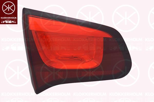 Tail Light Assembly, without bulb holder, Left, Inner Section, 6350 JC (DS), 6350 JC (CITROEN)