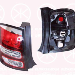 Tail Light Assembly, Left, Outer section, without bulb holder, 9803928880 (DS), 9803928880 (CITROEN)