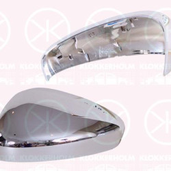 Housing, exterior mirror, Left, chrome, 8152 J6 (DS), 8152 J6 (CITROEN)