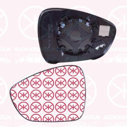 Mirror Glass, exterior mirror, Heatable, Left, 1607213980 (PEUGEOT), 1607213980 (DS), 1607213980 (CITROEN), 8151 PK (PEUGEOT), 8151 PN (DS), 8151 PN (CITROEN), 8151 RV (PEUGEOT)