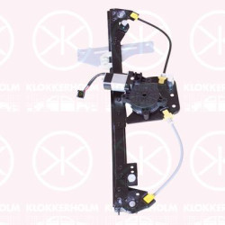 Window Regulator, with electric motor, Electric, Right Front, Number of pins: 2, 98 026 173 80 (CITROEN)