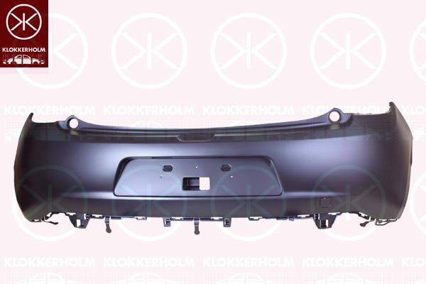 Bumper, w/primer, Rear, 7410 KY (DS), 7410 KY (CITROEN)