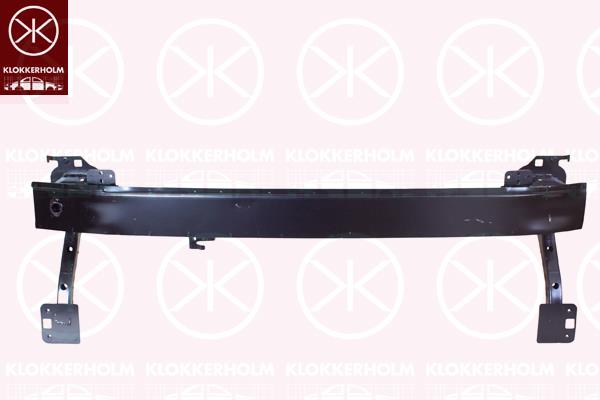 Support, bumper, Steel, Front, with hole(s) for washer nozzle, 9801276380 (CITROEN)