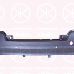 Bumper, Rear, with hole(s) for parking distance control, Lower Section, Number of bores: 4, 1618083280 (CITROEN)