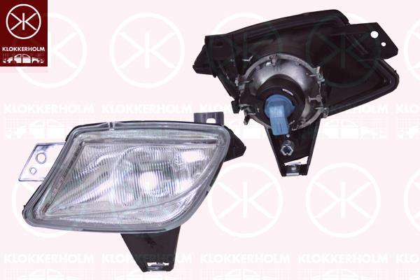 Front Fog Light, H1, Left Front, 6204 R4 (DS), 6204 R4 (CITROEN)