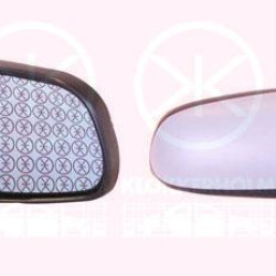 Exterior Mirror, w/primer, Blue-tinted, for electric mirror adjustment, Aspherical, Heatable, Left, Number of pins: 5, Connector Shape: rectangular, 8148 TG (DS), 8148 TG (CITROEN)