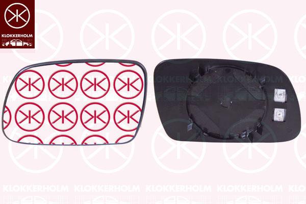 Mirror Glass, exterior mirror, Convex, Heatable, Right, 8151 GH (DS), 8151 GH (CITROEN)