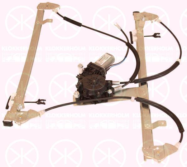 Window Regulator, with electric motor, without comfort function, Electric, Left Front, 9221 G2 (DS), 9221 G2 (CITROEN)