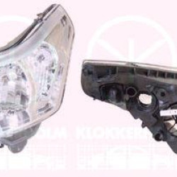 Headlight, H7/H1, with motor for headlamp levelling, Left, Illuminance [lx]: 17.5, 6208 53 (DS), 6208 53 (CITROEN), 6208 L4 (DS), 6208 L4 (CITROEN), 620853 (DS), 620853 (CITROEN)