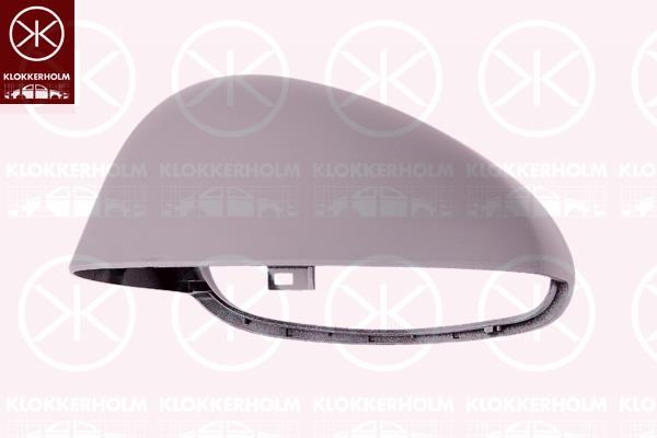 Housing, exterior mirror, w/primer, Left, 8152 86 (DS), 8152 86 (CITROEN)