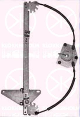 Window Regulator, 4-dr, without electric motor, Electric, Left Front, 9221 V1 (DS), 9221 V1 (CITROEN), 9221V1 (DS), 9221V1 (CITROEN)