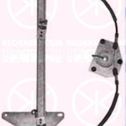 Window Regulator, 4-dr, without electric motor, Electric, Left Front, 9221 V1 (DS), 9221 V1 (CITROEN), 9221V1 (DS), 9221V1 (CITROEN)