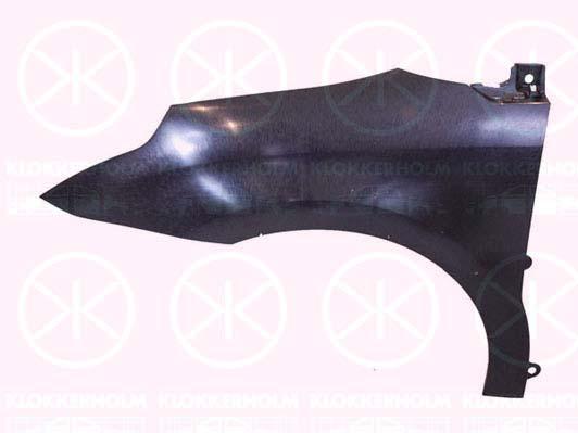 Wing, Plastic, Left Front, without hole for direction indicator, 7840 Q3 (DS), 7840 Q3 (CITROEN)