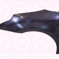 Wing, Plastic, Left Front, without hole for direction indicator, 7840 Q3 (DS), 7840 Q3 (CITROEN)