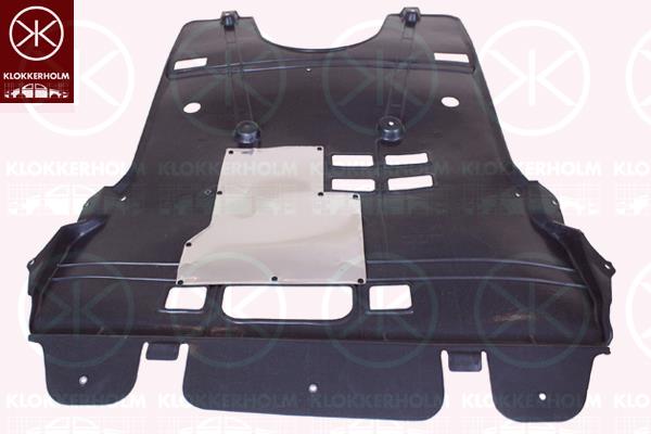 Engine Cover, Rear Section, Lower, Length [cm]: 125, 7013 EA (DS), 7013 EA (CITROEN), 7013 W5 (DS), 7013 W5 (CITROEN), 8108 ER (DS), 8108 ER (CITROEN)