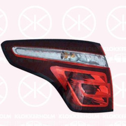 Tail Light Assembly, with bulb holder, Right, Outer section, AL, 6351 LQ (DS), 6351LQ (CITROEN)