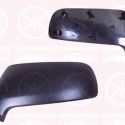 Housing, exterior mirror, Left, black, Blank, 8152 A6 (PEUGEOT), 8152 A6 (DS), 8152A6 (CITROEN)