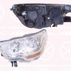 Headlight, Right, H7/H1, with motor for headlamp levelling, AL, 6206 S1 (DS), 6206 S1 (CITROEN), 9687304480 (DS), 9687304480 (CITROEN)