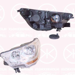 Headlight, Left, Illuminance [lx]: 17.5, H7/H1, with motor for headlamp levelling, 6208 S1 (DS), 6208 S1 (CITROEN), 9687308280 (DS), 9687308280 (CITROEN)