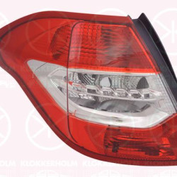 Tail Light Assembly, 5-drs, without bulb holder, Left, Outer section, 6350 KS (DS), 6350 KS (CITROEN)