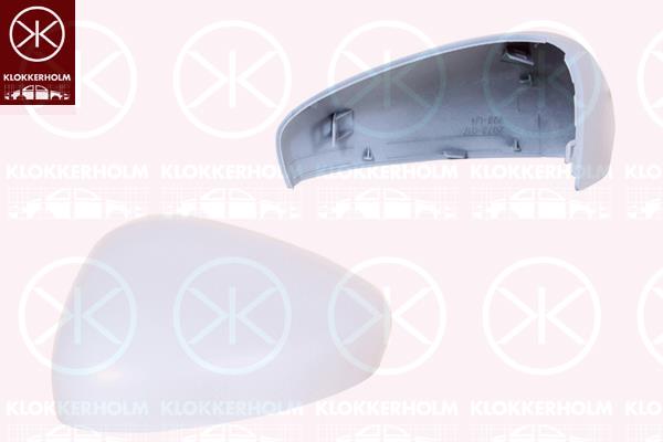 Housing, exterior mirror, Left, w/primer, 1608533680 (DS), 1608533680 (CITROEN), 8152 Q0 (DS), 8152 Q0 (CITROEN)