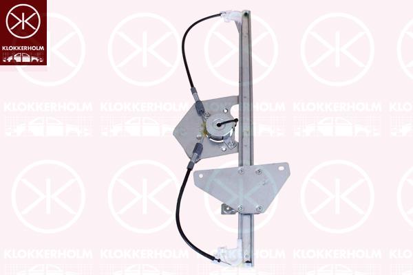 Window Regulator, without electric motor, Electric, Left Front, 9221 GR (CITROEN), 9221GR (DS), 9221GR (CITROEN), 9802531980 (DS), 9802531980 (CITROEN)