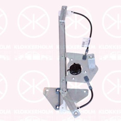 Window Regulator, without electric motor, Electric, Left Rear, 00009223H0 (DS), 00009223H0 (CITROEN), 9223 H0 (CITROEN), 9802523780 (CITROEN), 9820885280 (DS), 9820885280 (CITROEN)