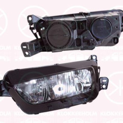 Headlight, Right, Illuminance [lx]: 20, H7/H7, with motor for headlamp levelling, AL, 9675974880 (DS), 9675974880 (CITROEN)