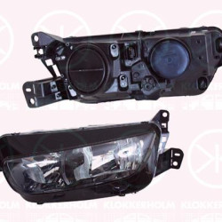 Headlight, Right, Illuminance [lx]: 20, H7/H7, with motor for headlamp levelling, AL, 9677217280 (DS), 9677217280 (CITROEN)