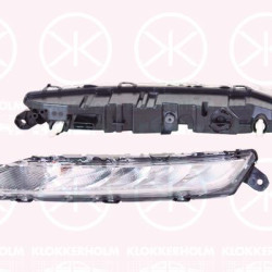 Daytime Running Light, Right, LED, with indicator, Valeo, 9676036280 (DS), 9676036280 (CITROEN), 9822653680 (DS), 9822653680 (CITROEN)