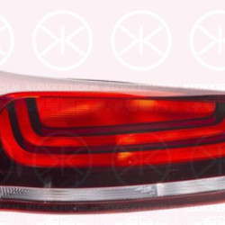 Tail Light Assembly, Left, P21W, W16W, W5W, with bulb holder, Hella, 9814429980 (CITROEN)