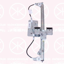 Window Regulator, without electric motor, Electric, Right Rear, 9676172380 (CITROEN), 9677185180 (CITROEN), 9816272680 (CITROEN), 9826076480 (CITROEN)